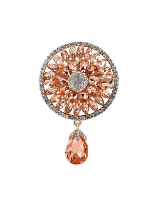 beige tone brooch - 15627743 - Standard Image - 1