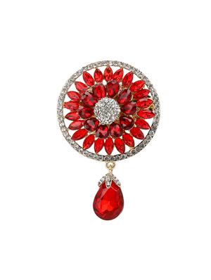 red tone brooch - 15627744 - Standard Image - 1