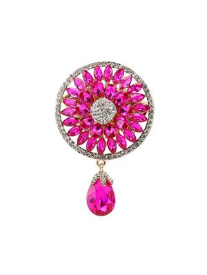 pink tone brooch - 15627745 - Standard Image - 1