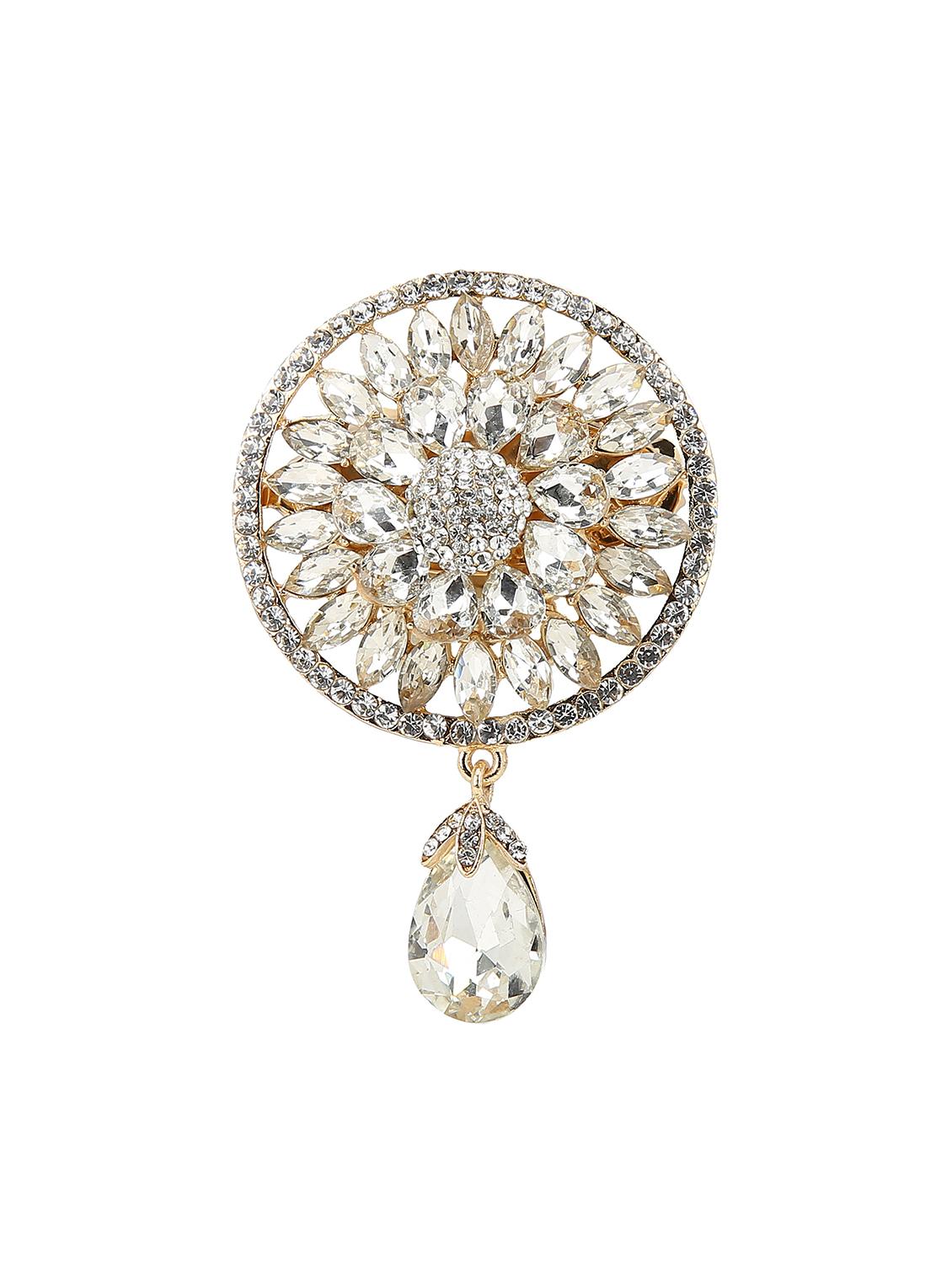 white tone brooch - 15627746 - Zoom Image - 1