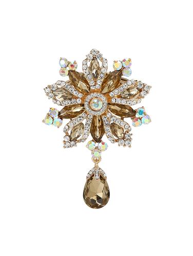 gold metal brooch - 15627748 - Very Small Image - 1
