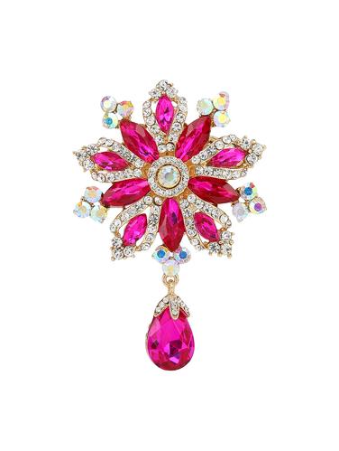 pink metal brooch - 15627751 - Very Small Image - 1