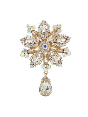 white metal brooch - 15627752 - Standard Image - 1