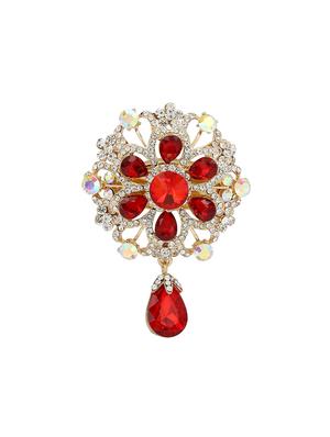 red metal brooch - 15627756 - Standard Image - 1