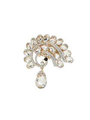 white metal brooch - 15627764 - Standard Image - 1