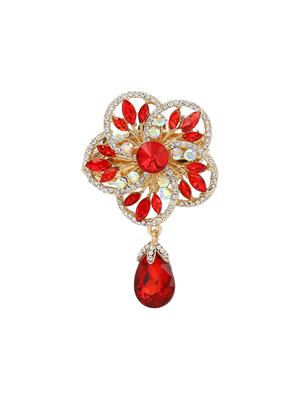 red metal brooch - 15627768 - Standard Image - 1