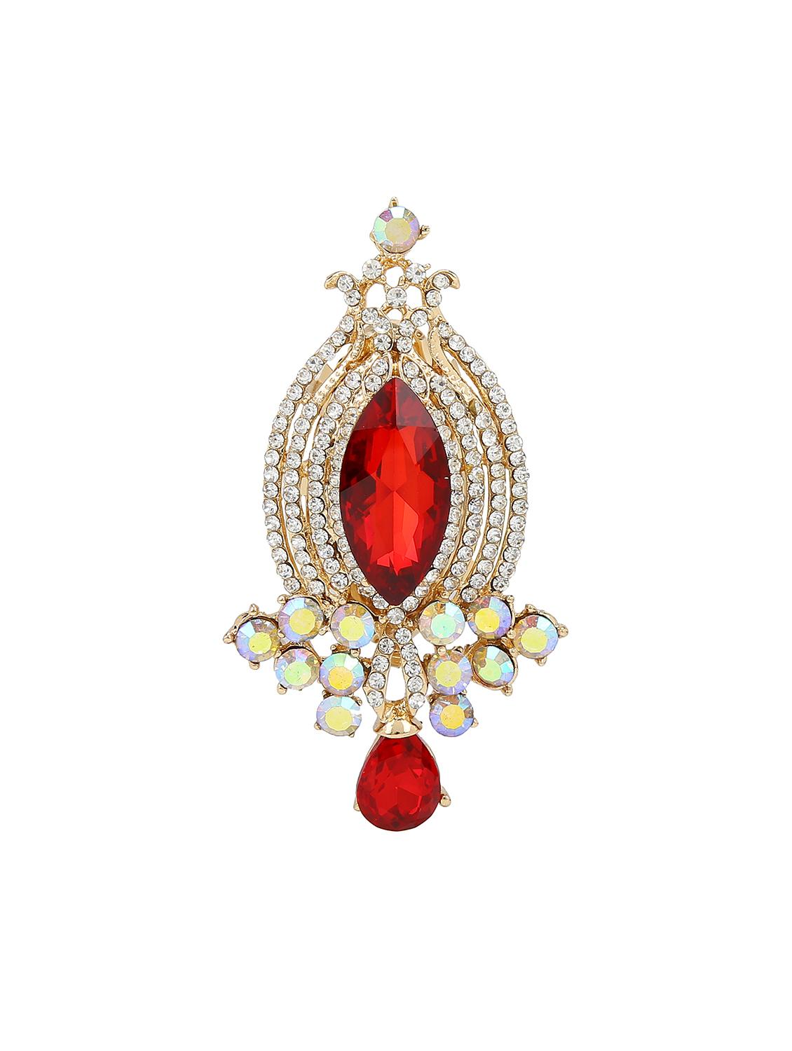 red metal brooch - 15627774 - Zoom Image - 1