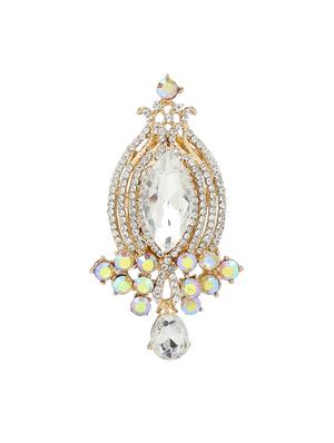white metal brooch - 15627776 - Standard Image - 1