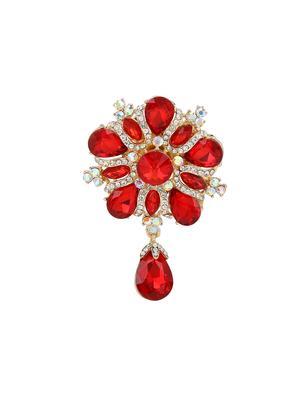 red metal brooch - 15627780 - Standard Image - 1