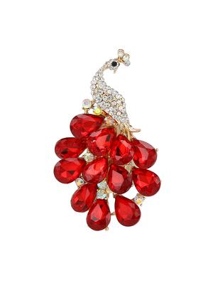 red metal brooch - 15627786 - Standard Image - 1