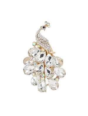 white metal brooch - 15627788 - Standard Image - 1