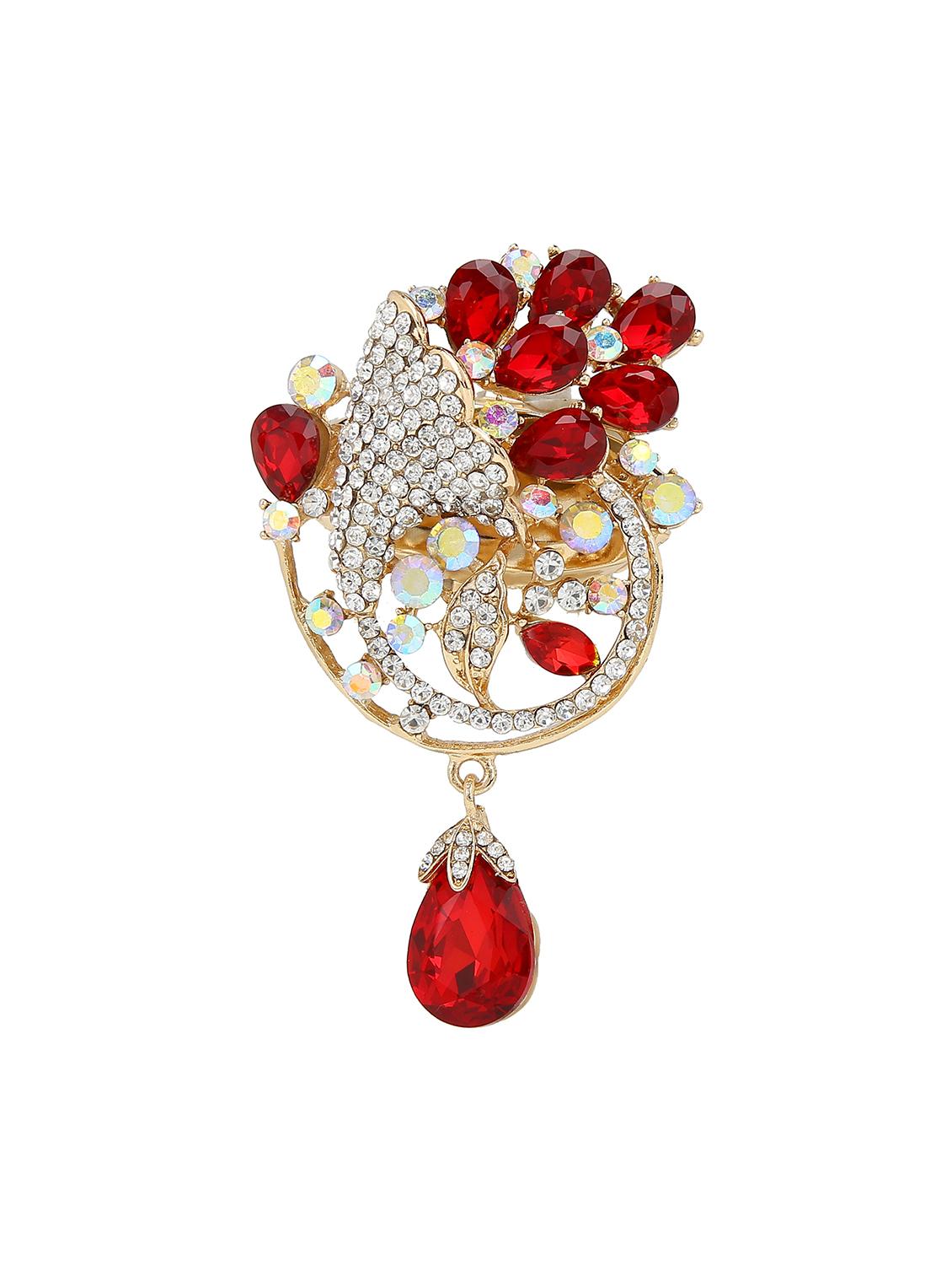 red metal brooch - 15627792 - Zoom Image - 1
