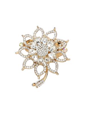 white metal brooch - 15627806 - Standard Image - 1