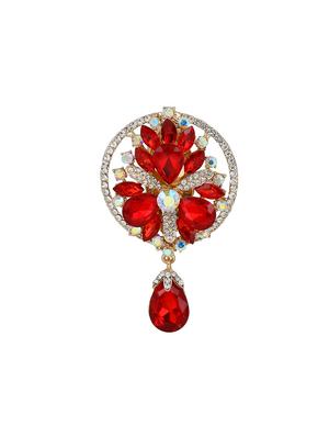 red metal brooch - 15627816 - Standard Image - 1