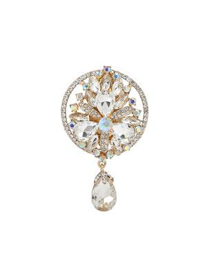 white metal brooch - 15627818 - Standard Image - 1
