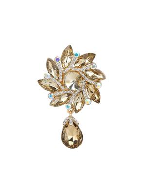 gold metal brooch - 15627820 - Standard Image - 1