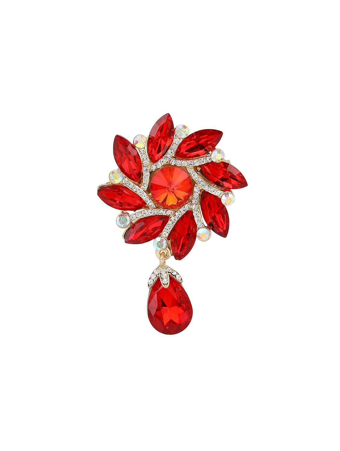 red metal brooch - 15627822 - Zoom Image - 1