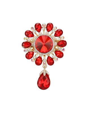 red metal brooch - 15627828 - Standard Image - 1