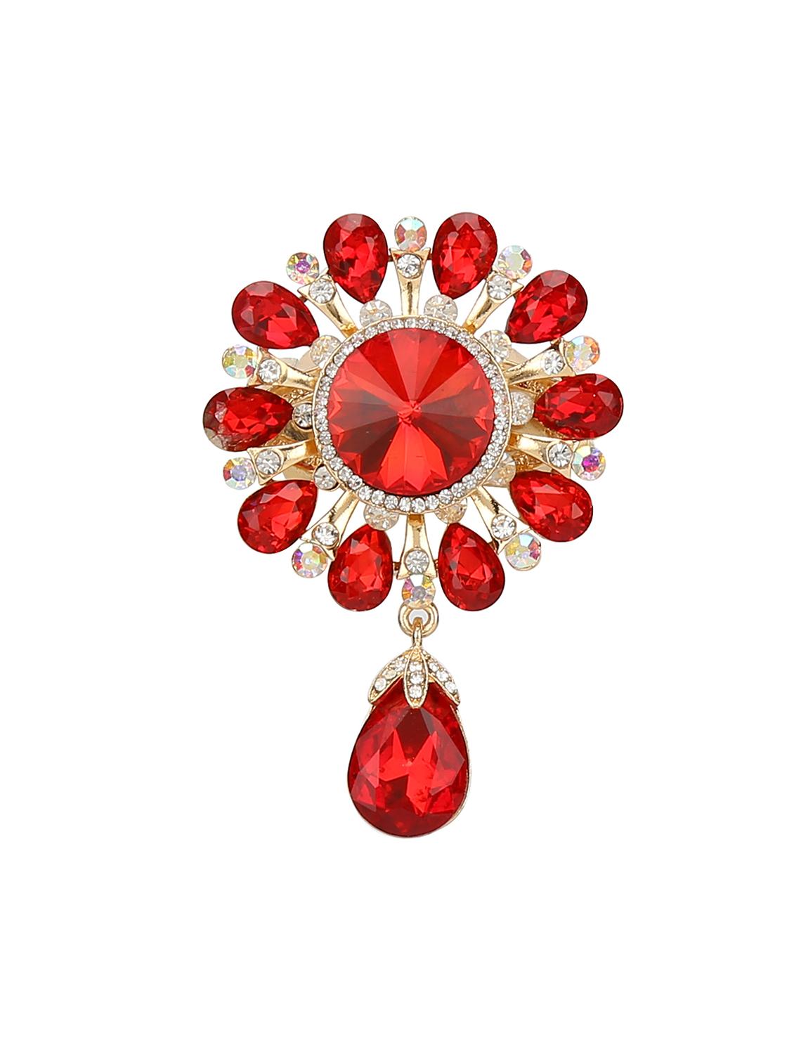 red metal brooch - 15627828 - Zoom Image - 1