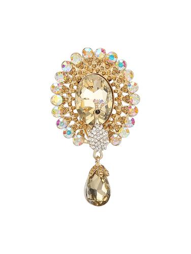 gold metal brooch - 15627838 - Very Small Image - 1
