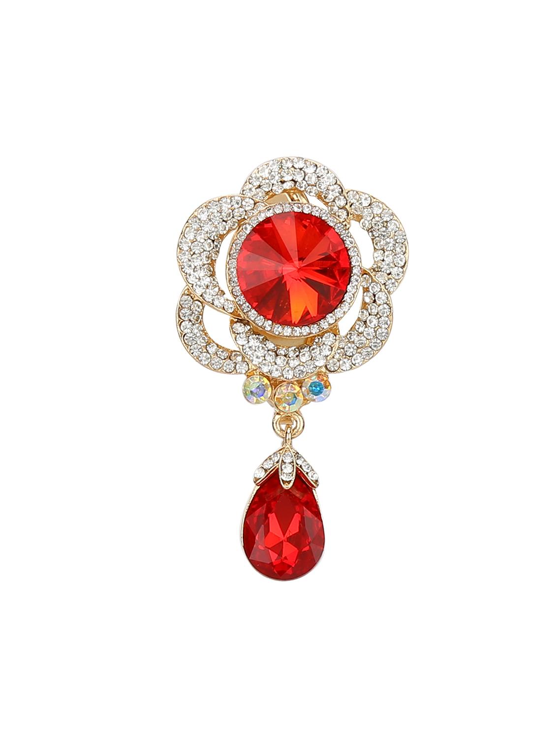 red metal brooch - 15627846 - Zoom Image - 1