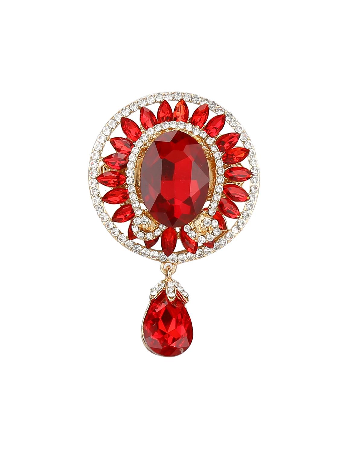 red metal brooch - 15627852 - Zoom Image - 1