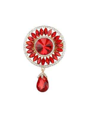 red metal brooch - 15627863 - Standard Image - 1