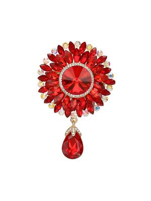 red metal brooch - 15627868 - Standard Image - 1
