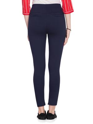 zip detail eyelet lace up hem jeggings - 15628211 - Standard Image - 3