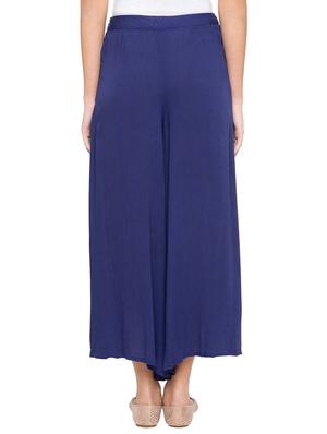 pocket detail solid flared palazzo - 15628274 - Standard Image - 3