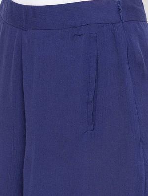 pocket detail solid flared palazzo - 15628274 - Standard Image - 5