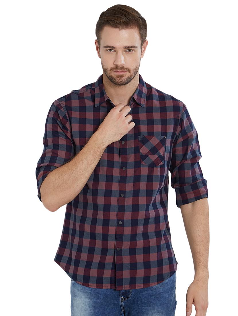 multi colored cotton casual shirt - 15628489 - Zoom Image - 1