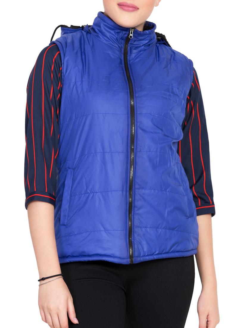 hooded gilet jacket - 15628657 - Zoom Image - 1