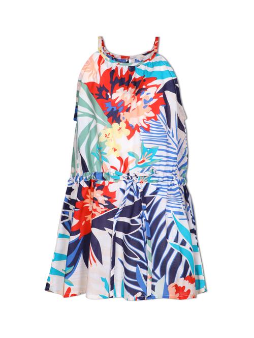 multi colored rayon frock - 15628710 - Standard Image - 1
