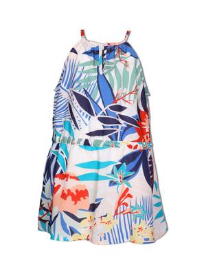 multi colored rayon frock - 15628710 - Standard Image - 2