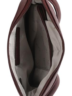 maroon leatherette (pu) messenger sling bag - 15628723 - Standard Image - 3