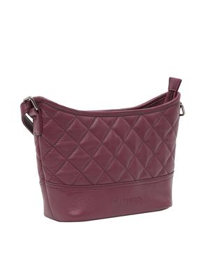 purple leatherette (pu) regular sling bag - 15628726 - Standard Image - 4