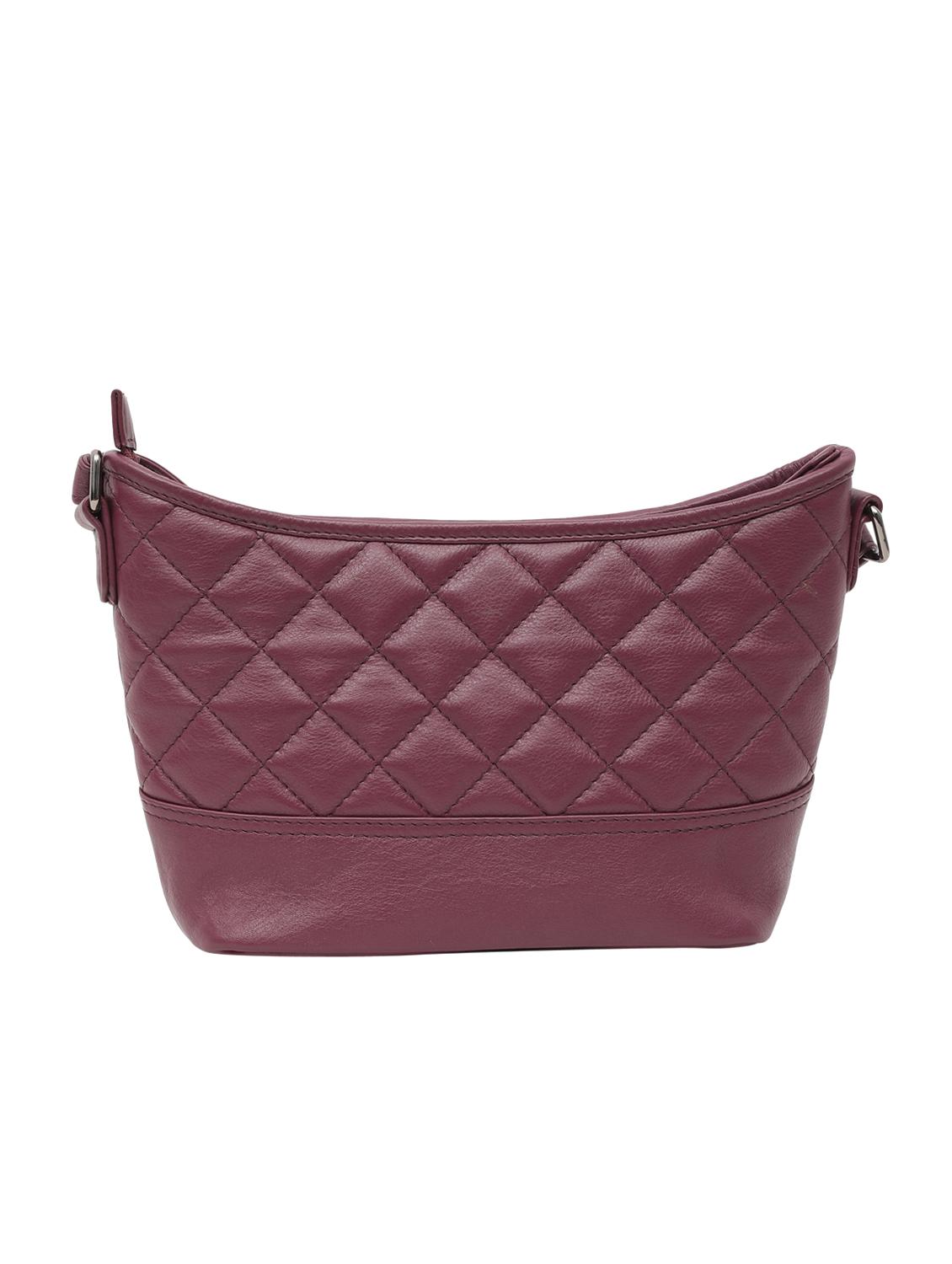purple leatherette (pu) regular sling bag - 15628726 - Zoom Image - 2