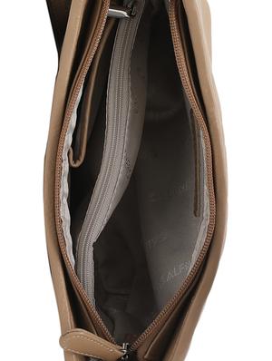beige leatherette (pu) regular sling bag - 15628728 - Standard Image - 3
