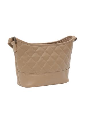 beige leatherette (pu) regular sling bag - 15628728 - Standard Image - 4