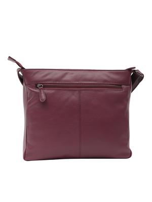 purple leatherette (pu) regular sling bag - 15628731 - Standard Image - 2