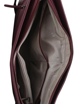 purple leatherette (pu) regular sling bag - 15628731 - Standard Image - 3
