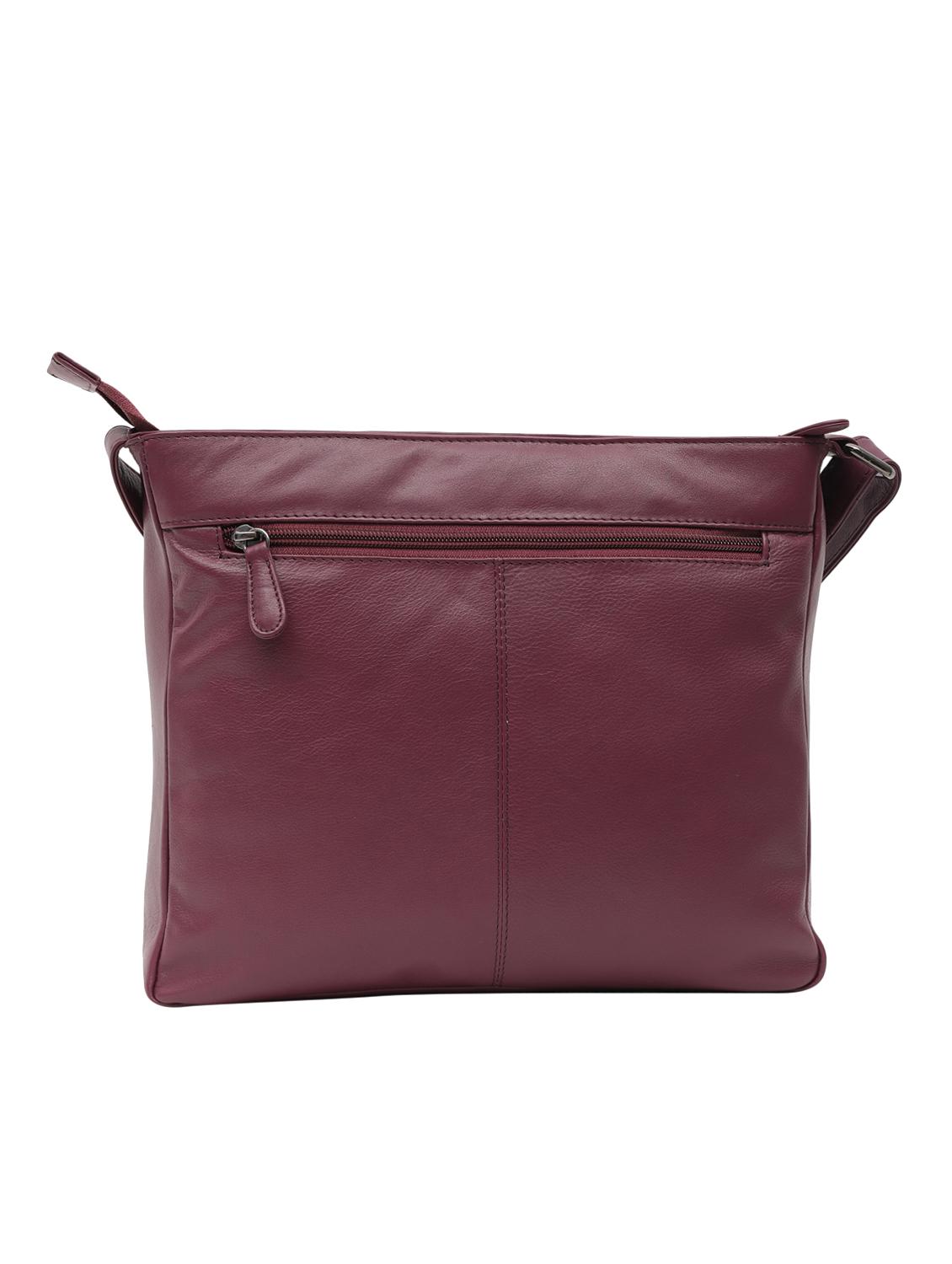 purple leatherette (pu) regular sling bag - 15628731 - Zoom Image - 2
