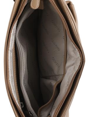 beige leatherette (pu) regular sling bag - 15628732 - Standard Image - 3