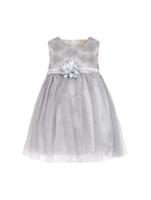 grey net frock - 15628882 - Standard Image - 1