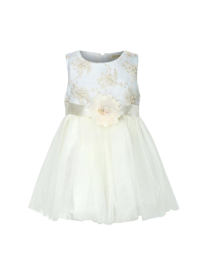 yellow net frock - 15628887 - Zoom Image - 1