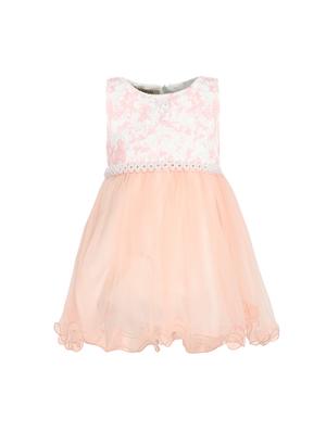 orange net frock - 15628894 - Standard Image - 1