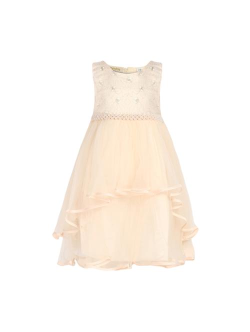 orange net frock - 15628902 - Standard Image - 1