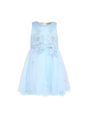blue net frock - 15628903 - Standard Image - 1