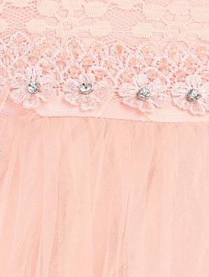 pink net frock - 15628905 - Standard Image - 4